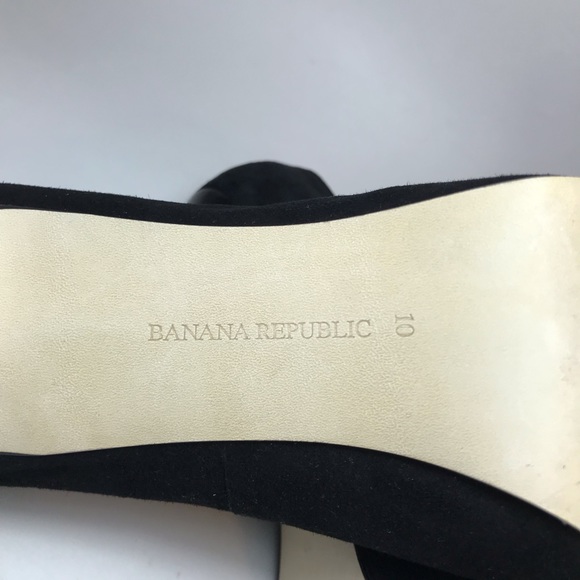 Banana Republic Suede and Leather Heels- Size 10M - Picture 5 of 7